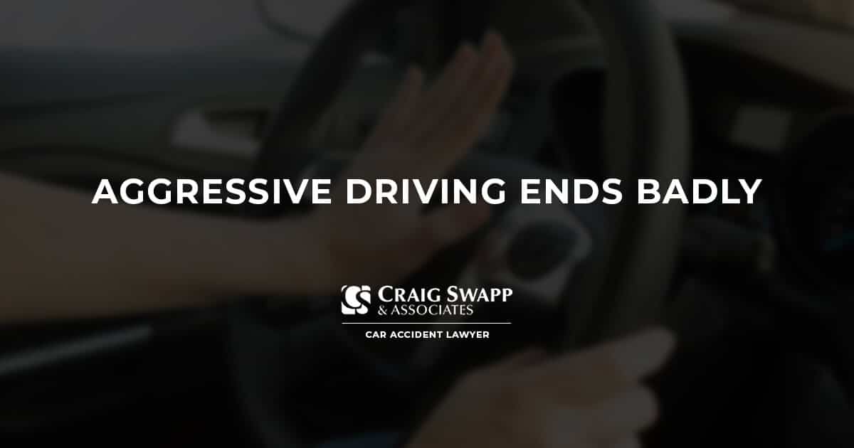 Aggressive Driving Ends Badly