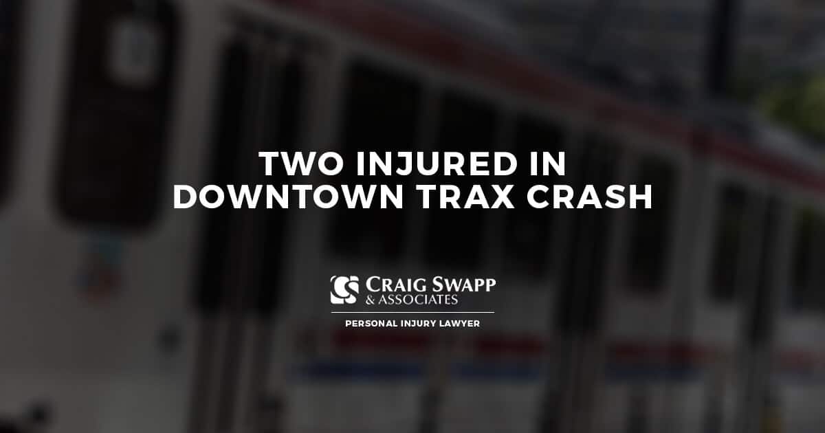 Two Injured in Downtown TRAX Crash