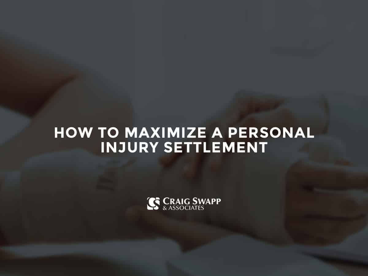 How to Maximize a Personal Injury Settlement