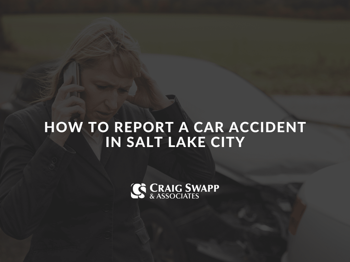 How to report a car accident in Salt Lake City