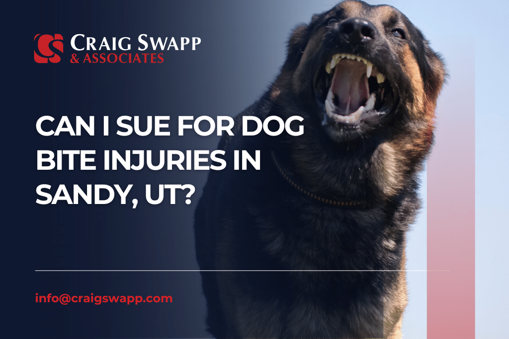 Can I Sue for Dog Bite Injuries in Sandy, UT