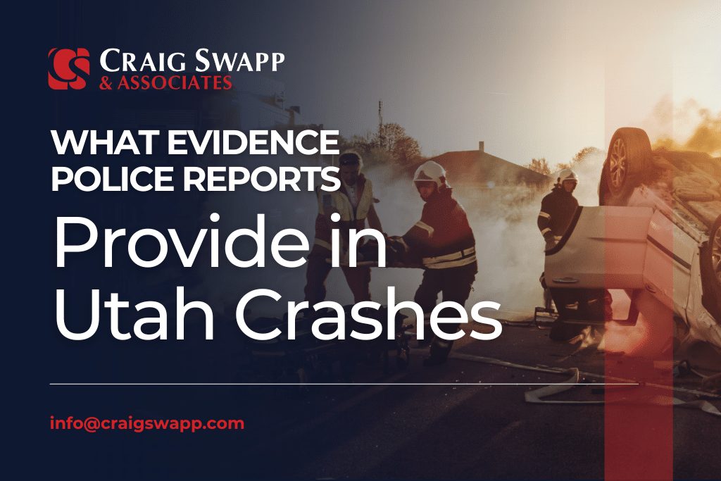 What Evidence Police Reports Provide in Utah Crashes